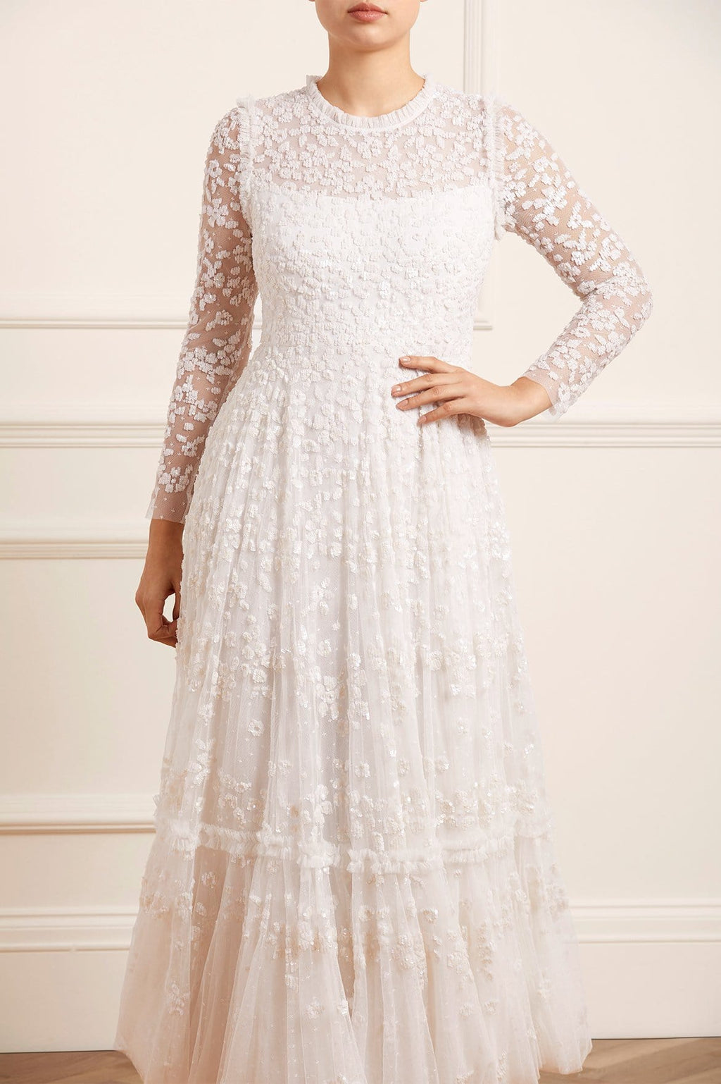Margot Ankle Gown – White | Needle ☀ Thread
